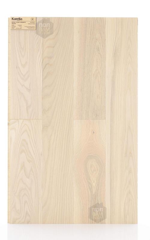 Паркетная доска Karelia Ясень 4 STORY 138 WHITE ORCHID