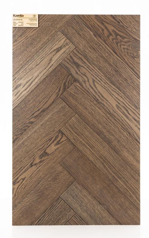 Инженерная доска Karelia Дуб Brandy HB