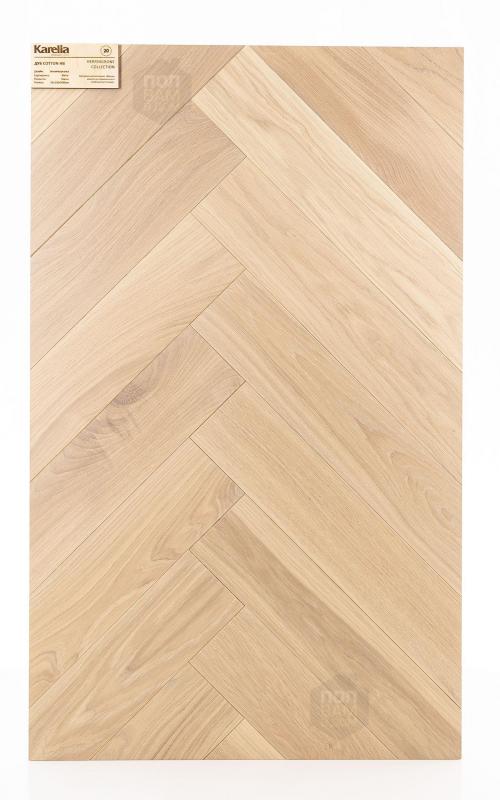 Инженерная доска Karelia Дуб Cotton HB