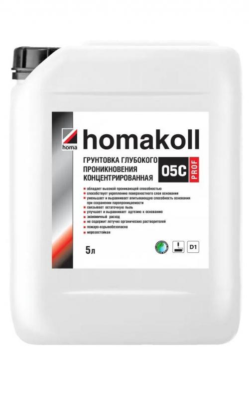 Грунтовка Homakoll 05С Prof концентрат 5кг